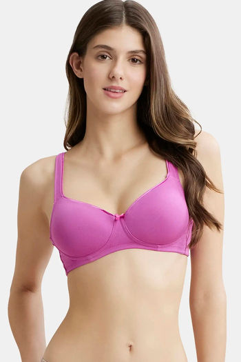Buy Jockey Padded Non-Wired 3/4Th Coverage T-Shirt Bra - Lavender Scent